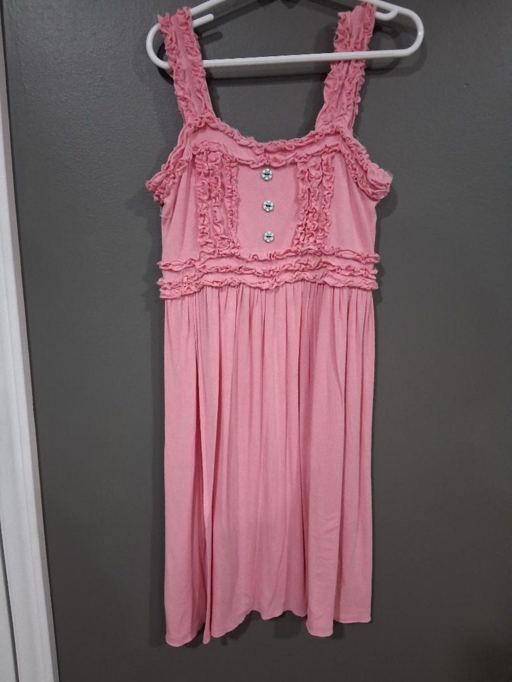 Matilda Jane Pink Ruffle-Trim Sundress